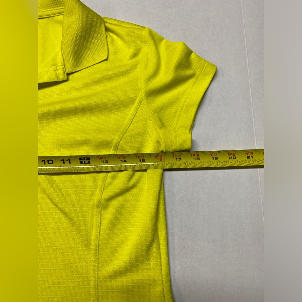 adidas Women's Yellow Button Down Shirt - Picture 3 of 5